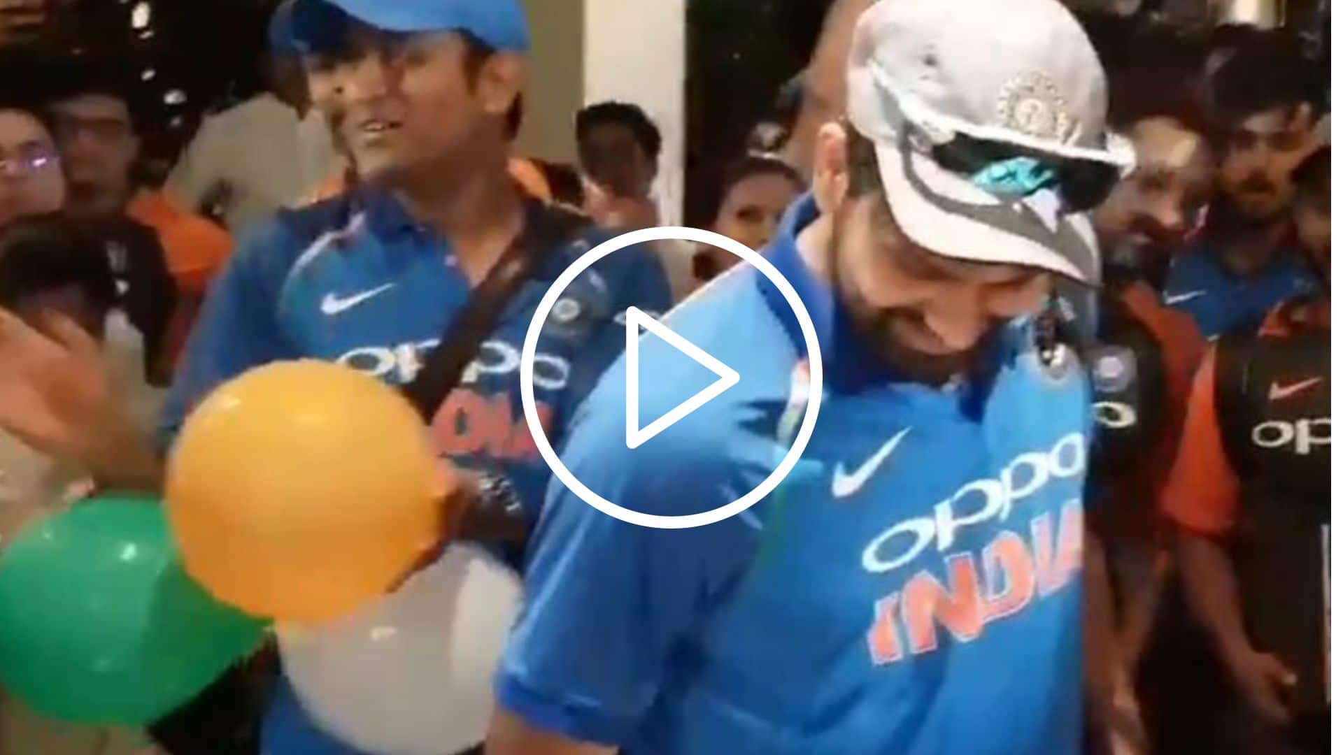 [Watch] When Dhoni, Jadeja Played Prank On Rohit Sharma In Celebratory Video
